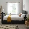 Very Home Kingsley Faux Leather TV Bed Frame - Fits Up To 32 Inch TV 2 Very Home Kingsley Faux Leather TV Bed Frame - Fits Up To 32 Inch TV -FurniHaven Shop RKPYV SQ1 0000000004 BLACK RSr