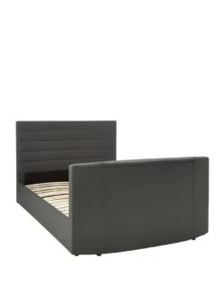 Very Home Kingsley Faux Leather TV Bed Frame - Fits Up To 32 Inch TV -FurniHaven Shop RKPYV SQ3 0000000005 GREY SLa