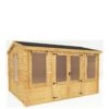 MERCIA 4 X 3m Reverse Apex Log Cabin with Installation -FurniHaven Shop RKVCK SQ1 0000000099 N A SLf