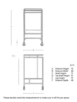 Swoon Aero Bar Trolley 10 Swoon Aero Bar Trolley -FurniHaven Shop RLALQ SQ6 0000000004 BLACK SLd2