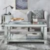 Very Home Freya Mirrored Coffee Table - FSC® Certified -FurniHaven Shop RM7F3 SQ1 0000000035 SILVER RSr