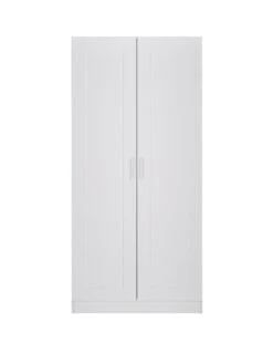Very Home Taryn Kids 2 Door Wardrobe - White -FurniHaven Shop RMDRY SQ2 0000000013 WHITE SLf