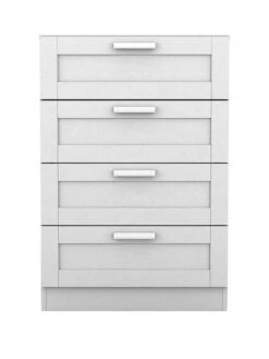 Very Home Taryn Kids 4 Drawer Chest - White -FurniHaven Shop RMDUK SQ2 0000000013 WHITE SLf