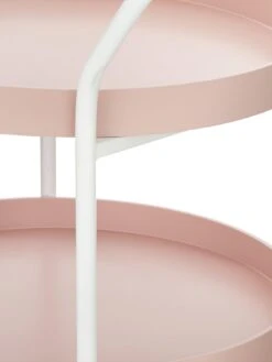 Very Home Darcy Round Drinks Trolley -FurniHaven Shop RMKMG SQ4 0000000217 PINK WHITE SLd1
