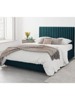 Aspire Grant Ottoman Storage Bed Frame With Padded Headboard 9 Aspire Grant Ottoman Storage Bed Frame With Padded Headboard -FurniHaven Shop RNFCW SQ3 0000001836 EMERALD SLd