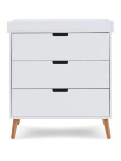 Obaby Maya Mini Two Piece Room Set -FurniHaven Shop RNFE7 SQ3 0000000584 WHITE NATURAL SLa