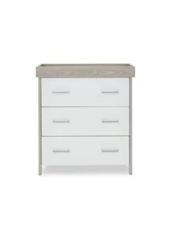 Obaby Nika Mini Cot Bed & Changing Unit -FurniHaven Shop RP6J6 SQ5 0000000444 GREY WHITE SLd1