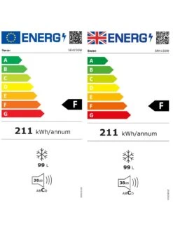 Swan SR4156W 99L Chest Freezer - White -FurniHaven Shop RPGQF SQ3 0000000013 WHITE SLd1