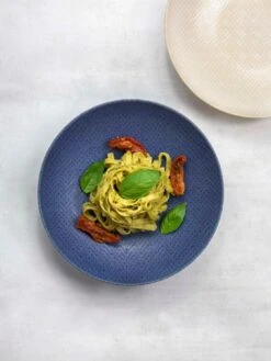 KitchenCraft Set Of 4 Embossed Pasta Bowls – Light Blue -FurniHaven Shop RPJMQ SQ2 0000000020 BLUE SLd