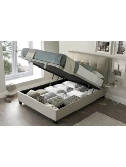 Very Home Reeves Ottoman Bed With Mattress Options (Buy And SAVE!) -FurniHaven Shop RPTPW SQ4 0000000183 SLATE SLd1