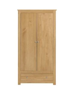 Julian Bowen Radley Wardrobe - Waxed Pine -FurniHaven Shop RPVAC SQ2 0000000144 PINE SLf