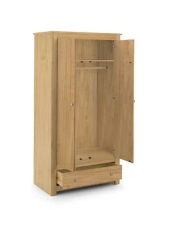 Julian Bowen Radley Wardrobe - Waxed Pine -FurniHaven Shop RPVAC SQ4 0000000144 PINE SLd