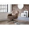 Julian Bowen Bowery Faux Leather Swivel Chair -FurniHaven Shop RPWTP SQ1 0000000004 BLACK RSr