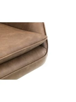 Julian Bowen Bowery Faux Leather Swivel Chair -FurniHaven Shop RPWTP SQ5 0000000004 BLACK SLd1