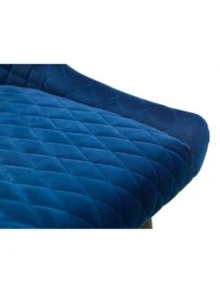 Julian Bowen Luxe Velvet Bar Stool - Blue -FurniHaven Shop RPWTR SQ5 0000000020 BLUE SLd1