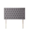 Silentnight Amalia Velvet Padded Headboard -FurniHaven Shop RQDE6 SQ1 0000000071 CHARCOAL SLf