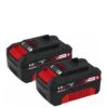 Einhell PXC 18V 4.0Ah Twin Pack - 2 X Battery -FurniHaven Shop RR6WV SQ1 0000000088 NO COLOR SLf