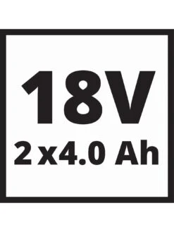Einhell PXC 18V 4.0Ah Twin Pack - 2 X Battery -FurniHaven Shop RR6WV SQ5 0000000088 NO COLOR SLd3