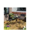 Rowlinson Havana Bistro Set (Matt Black) -FurniHaven Shop RRDQF SQ1 0000000088 NO COLOR SLf