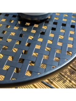 Rowlinson Havana Bistro Set (Matt Black) -FurniHaven Shop RRDQF SQ7 0000000088 NO COLOR DGy