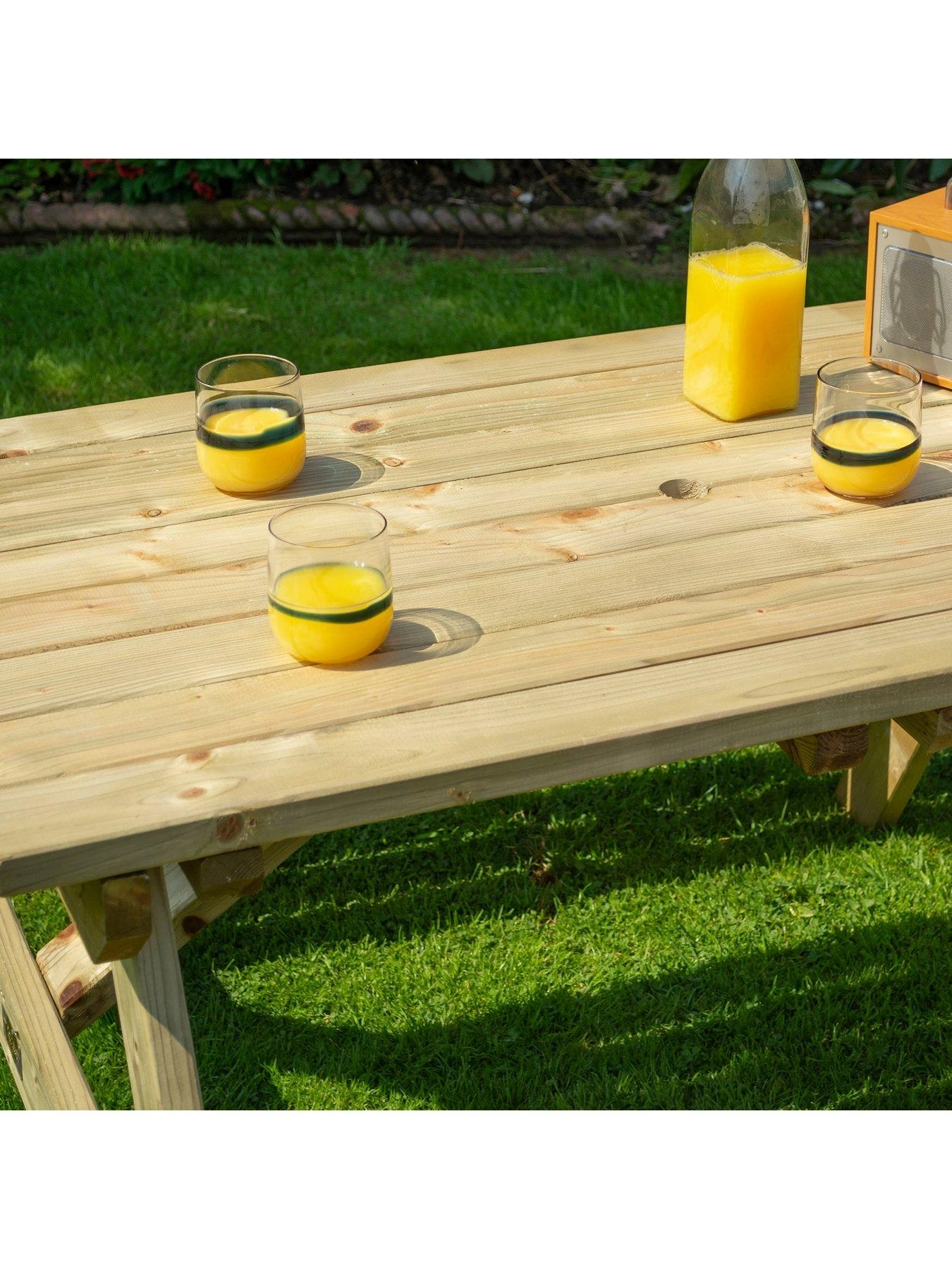 Rowlinson 4ft Picnic Bench 4 Rowlinson 4ft Picnic Bench - Image 2