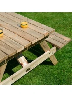 Rowlinson 4ft Picnic Bench 14 Rowlinson 4ft Picnic Bench -FurniHaven Shop RRDQG SQ6 0000000088 NO COLOR SLd2