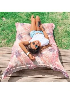 Rucomfy Tropical Leaf Giant Squarbie -FurniHaven Shop RRP6F SQ4 0000000047 GREEN SLd1