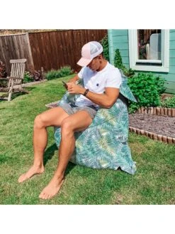 Rucomfy Tropical Leaf Giant Squarbie -FurniHaven Shop RRP6F SQ5 0000000047 GREEN SLd2