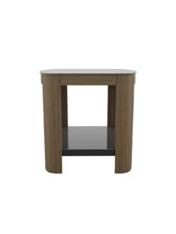AVF Affinity Side Table - Walnut/Black 11 AVF Affinity Side Table - Walnut/Black -FurniHaven Shop RRQMJ SQ4 0000000437 WALNUT BLACK SLd1