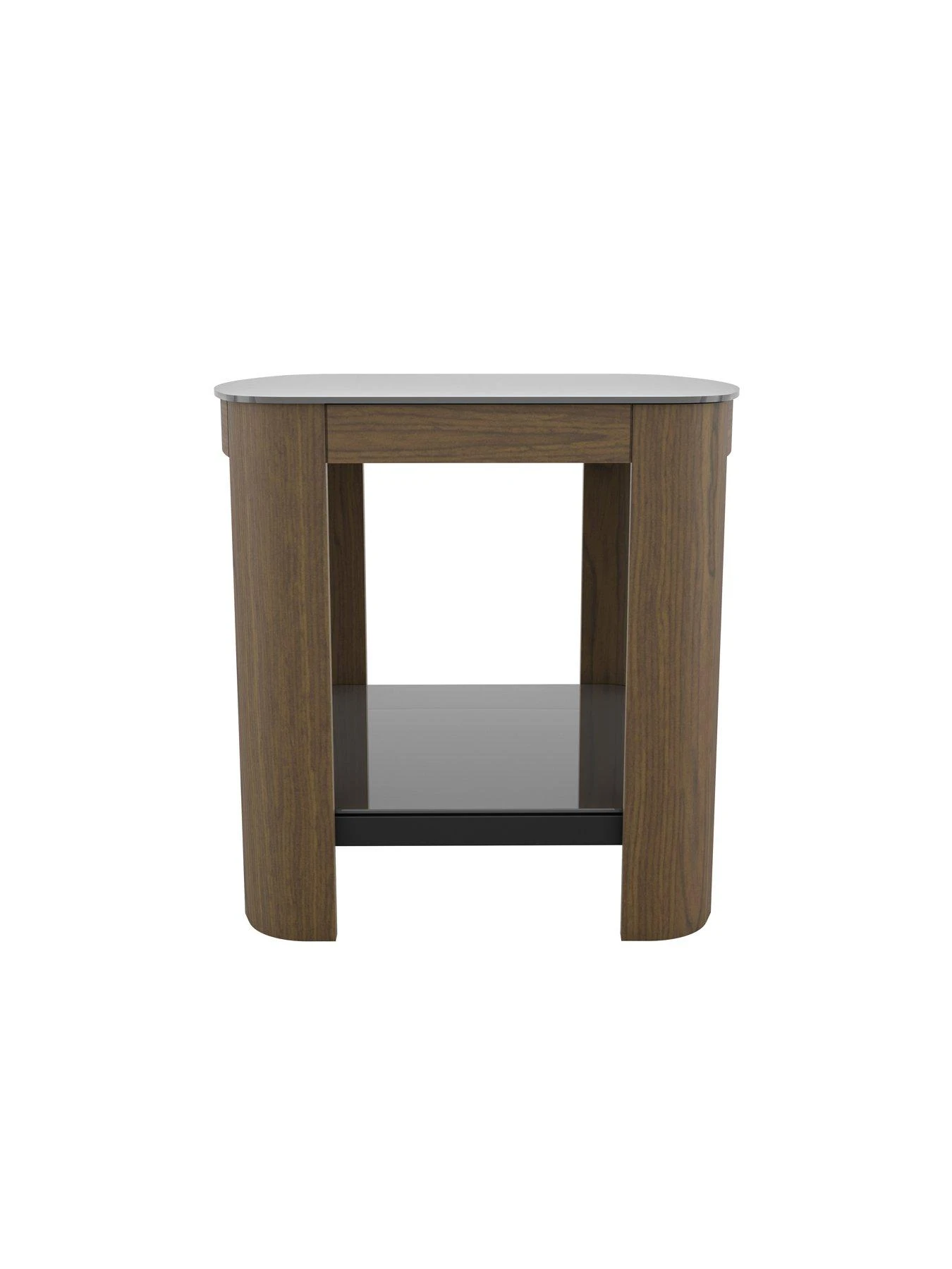 AVF Affinity Side Table - Walnut/Black 6 AVF Affinity Side Table - Walnut/Black - Image 4