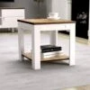 AVF Whitesands Brooke Side Table - White -FurniHaven Shop RRQMN SQ1 0000000013 WHITE RSr
