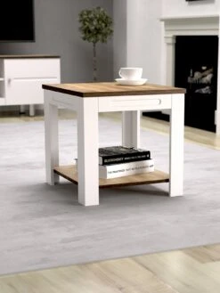 AVF Whitesands Brooke Side Table - White