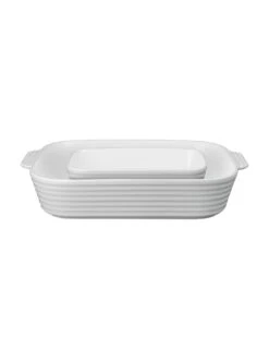 JAMES MARTIN BY DENBY James Martin Cook Set Of Two Rectangular Dishes  -FurniHaven Shop RRWVC SQ5 0000000013 WHITE SLd3