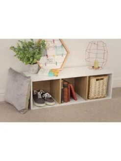 Lloyd Pascal Cube 3 Storage Unit -FurniHaven Shop RTEHQ SQ4 0000000010 WHITE OAK SLd