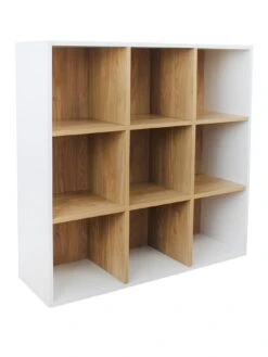 Lloyd Pascal Cube 9 Storage Unit -FurniHaven Shop RTEJY SQ2 0000000010 WHITE OAK SLf