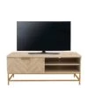 Michelle Keegan Home Serene TV Unit - Fits Up To 50 Inch TV -FurniHaven Shop RTKQF SQ1 0000000006 OAK SLf