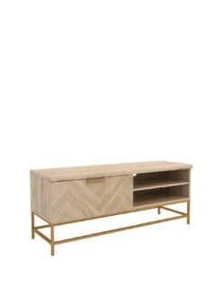 Michelle Keegan Home Serene TV Unit - Fits Up To 50 Inch TV -FurniHaven Shop RTKQF SQ3 0000000006 OAK SLa