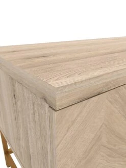 Michelle Keegan Home Serene TV Unit - Fits Up To 50 Inch TV -FurniHaven Shop RTKQF SQ4 0000000006 OAK SLd