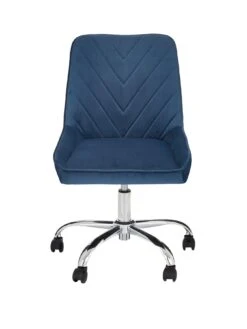 Very Home Blair Fabric Office Chair - Blue - FSC® Certified -FurniHaven Shop RTU9L SQ2 0000000020 BLUE SLf
