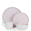 Tower Barbabry & Oak Oslo Pink Lemonade 16 Piece Dinner Set -FurniHaven Shop RVEG7 SQ1 0000000063 PINK SLf