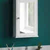 Bath Vida Priano 1 Door Mirrored Wall Cabinet