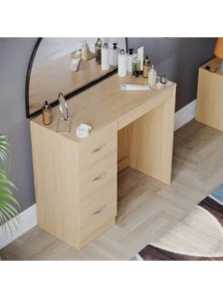 Vida Designs Riano Dressing Table - Pine -FurniHaven Shop RVJCK SQ4 0000000144 PINE SLd
