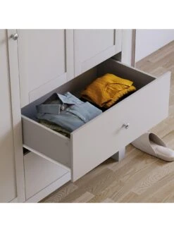 Vida Designs Arlington 3 Door, 2 Drawer Wardrobe In Grey -FurniHaven Shop RVKCR SQ4 0000000005 GREY SLd