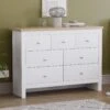 Vida Designs Arlington 4 + 3 Drawer Chest - White -FurniHaven Shop RVKDF SQ1 0000000013 WHITE RSr