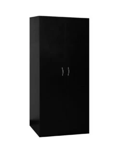 Vida Designs Riano 2 Door Wardrobe - Black -FurniHaven Shop RVKDX SQ2 0000000004 BLACK SLf