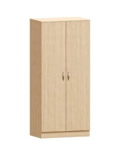 Vida Designs Riano 2 Door Wardrobe - Pine Effect 9 Vida Designs Riano 2 Door Wardrobe - Pine Effect -FurniHaven Shop RVKE3 SQ2 0000000144 PINE SLf