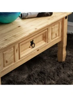 Vida Designs Corona Solid Pine 1 Drawer Coffee Table 11 Vida Designs Corona Solid Pine 1 Drawer Coffee Table -FurniHaven Shop RWQDP SQ6 0000000006 OAK SLd2