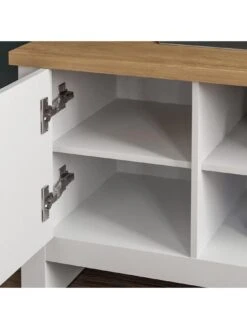 Vida Designs Arlington 1 Door TV Unit - Fits Up To 43 Inch TV - White -FurniHaven Shop RWQEM SQ6 0000000013 WHITE SLd2