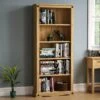 Vida Designs Corona Solid Pine Large Bookcase -FurniHaven Shop RWQER SQ1 0000000006 OAK SLf