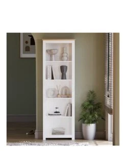 Vida Designs Arlington 5 Tier Bookcase - White -FurniHaven Shop RWQXL SQ3 0000000013 WHITE SLa